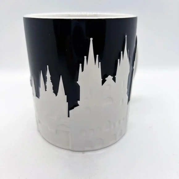 Prague Starbucks Relief 3D Collector Series mug, NEW - Picture 3 of 8